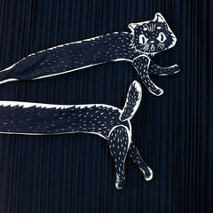 Scaredy cat bow tie