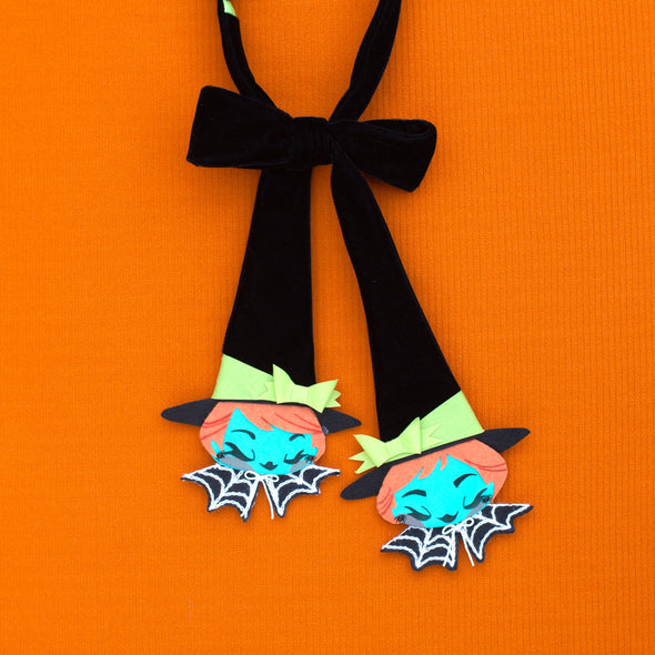 Witches tie- collab with Lisa Penney - September's rad tie of the month